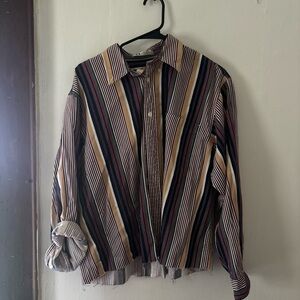 Vintage Striped Button Down